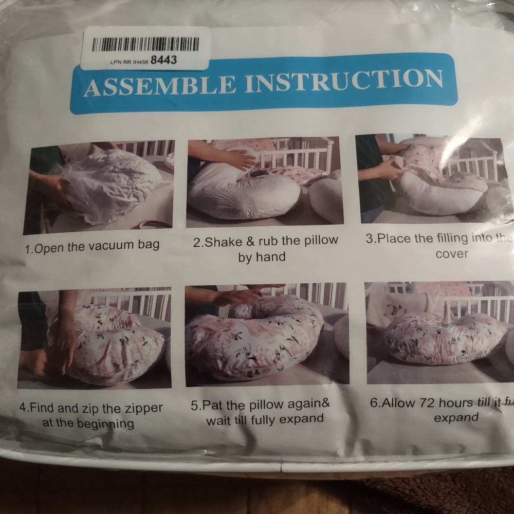 Nursing pillow with cover